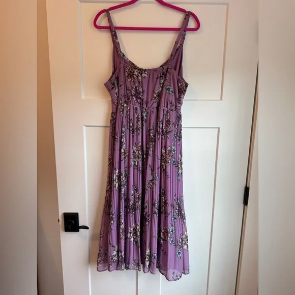 Torrid Lavender Floral Maxi Dress - Picture 2 of 4